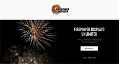 Desktop Screenshot of firepowerdisplays.com
